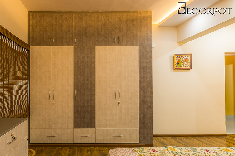 Swing Door Wardrobe Designers-Wardrobe-3BHK, Sarjapur Road, Bangalore