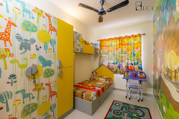 Swing Door Wardrobe Designers-KBR -3BHK, Whitefield, Bangalore